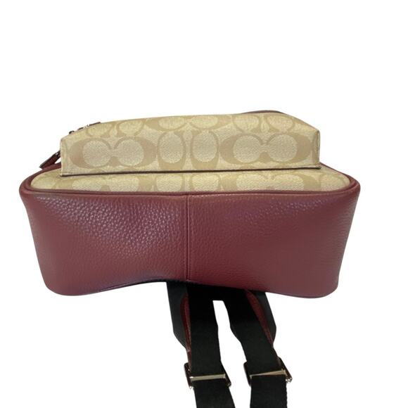 COACH Vale Medium Charlie Backpack In Signature Canvas With Rexy By Guang Yu - Picture 2 of 8